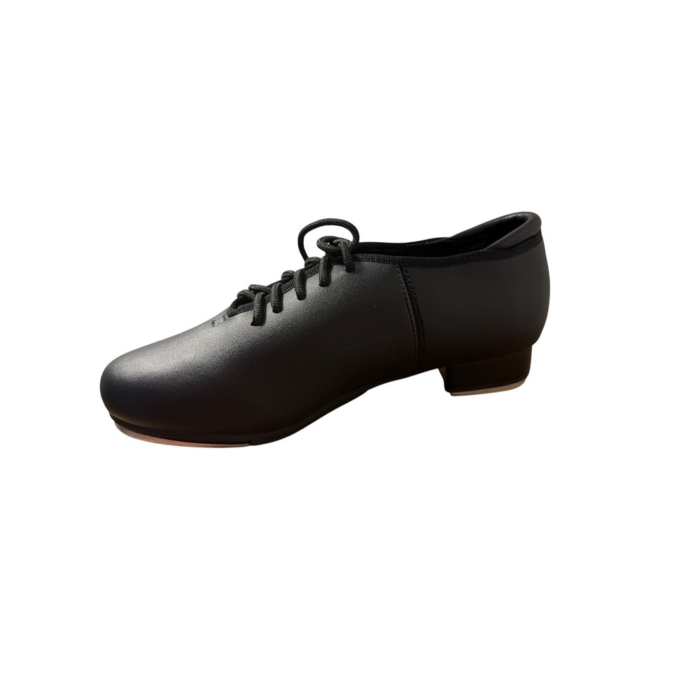 Theatricals T9500 Black Lace Up Tap Shoes Mens 6.5 Womens 8.5 Performance Dance